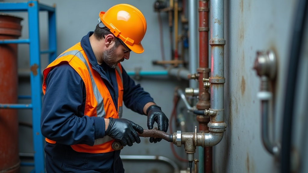 Repaired pipe after leak detection